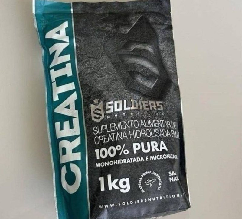 💪 Creatina 1kg Monohidratada 100% Pura - Soldiers Nutrition