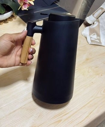 Garrafa Térmica Cabo Madeira 1L para Café