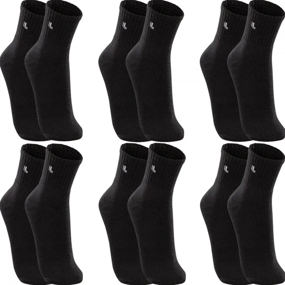 Kit 6 Pares Meias Lupo Cano Médio Esportivas