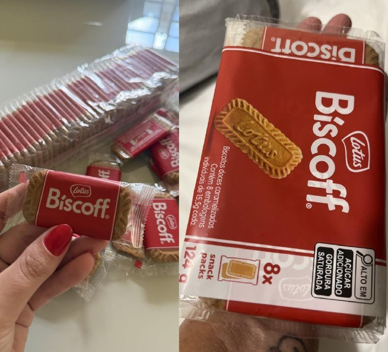 Lotus Biscoff Biscoito Doce Pacote 124G