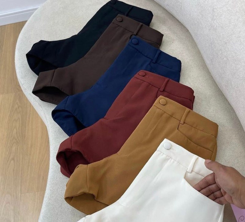 Shorts Alfaiataria Cintura Alta