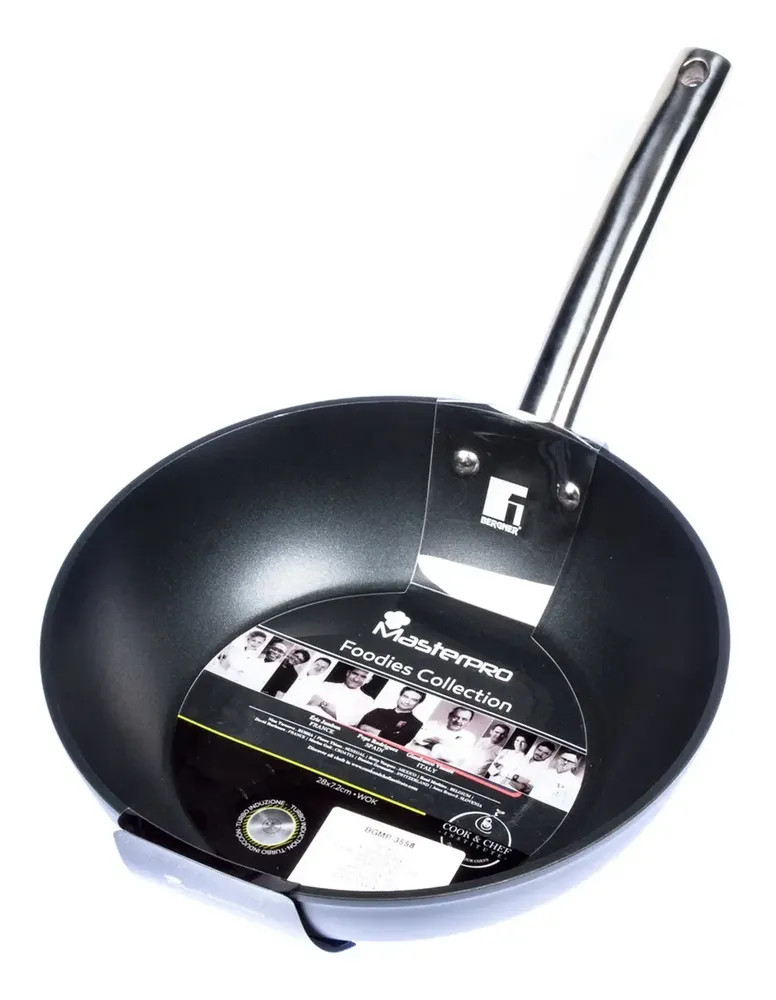 Frigideira Wok 28x7,2cm Alum Forj Indução