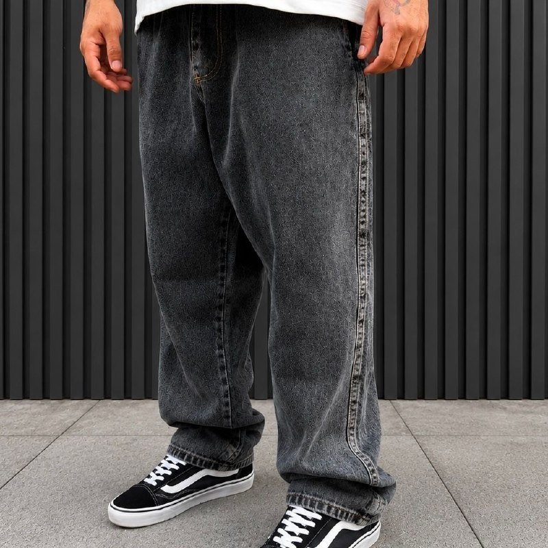 Calça Balão Jeans Streetwear Larga Bag
