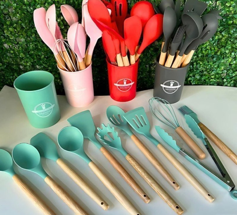 Kit 12 Utensílios de Cozinha