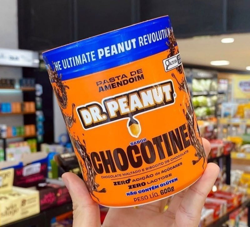 Dr. Peanut Pasta de Amendoim Gourmet Chocotine 600g