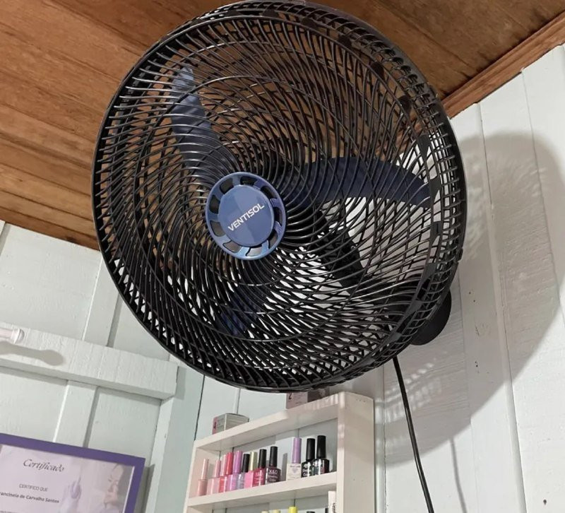 Ventilador De Parede Ventisol New Azul 3 Velocidades