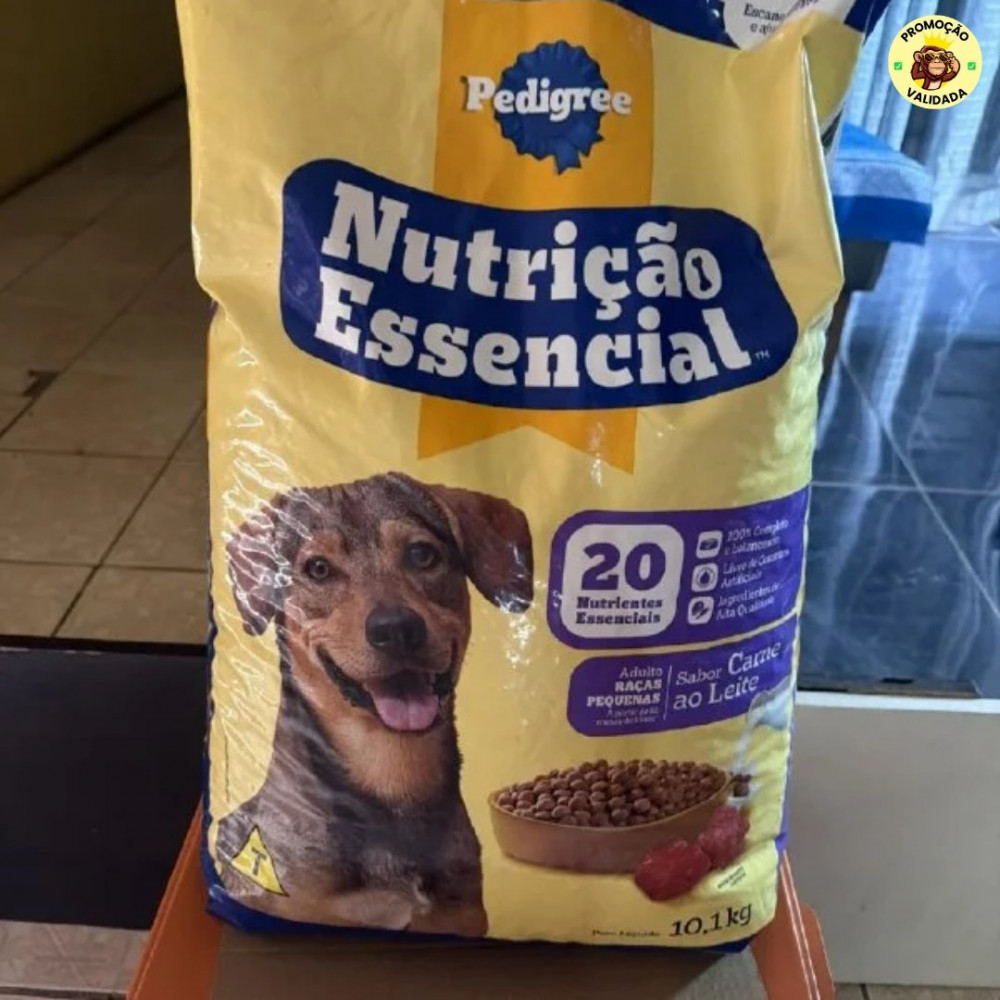 Ração Pedigree Nutrição Essencial Carne Ao Leite Para Cães Adultos