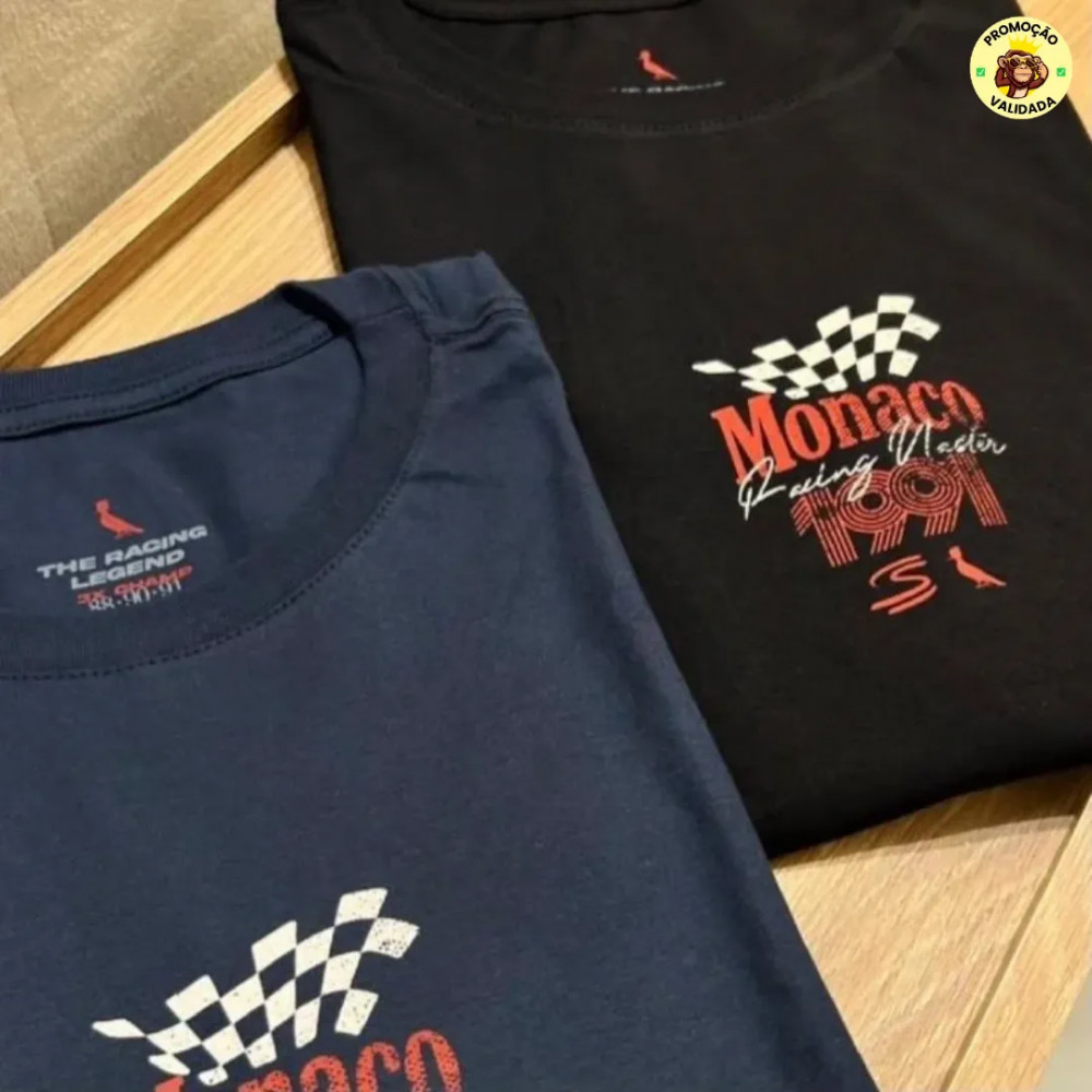 🏎️ Camiseta 1991 Reserva Senna Monaco