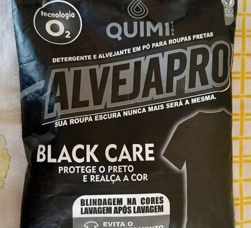 Detergente Roupa Preta 1kg AlvejaPro
