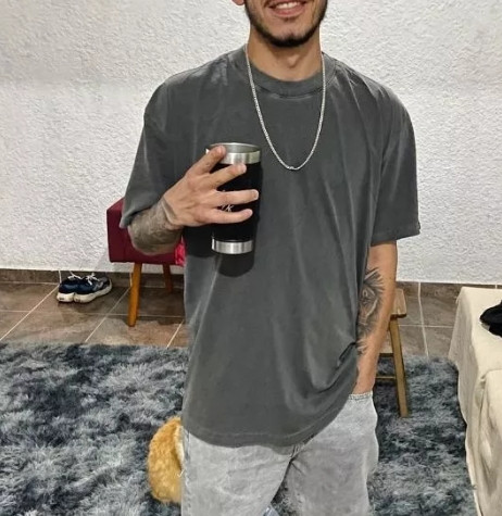 Camiseta Oversized Masculina 100% Algodão Premium