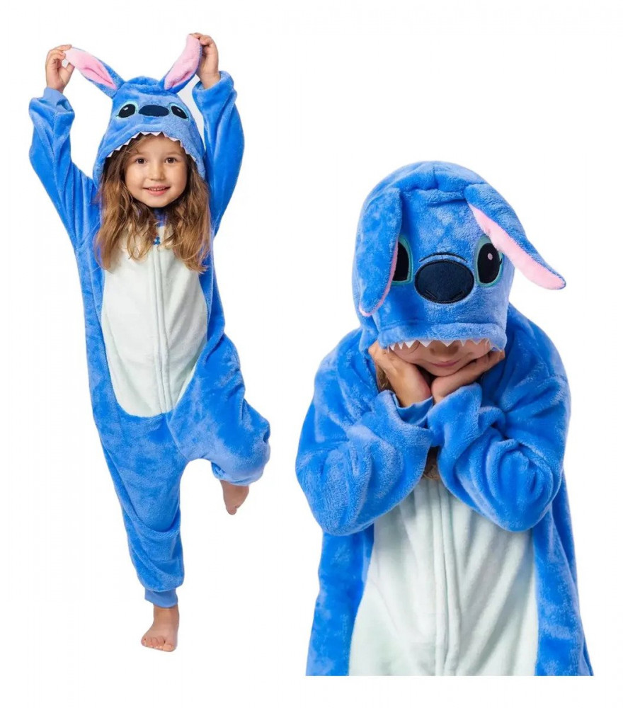 Pijama Kigurumi Infantil Menina de Pelúcia