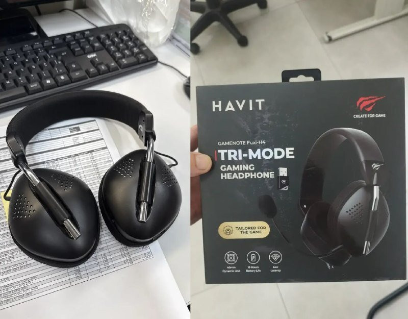 Headset gamer Havit Gamenote Fuxi H4 - Preto ou Branco