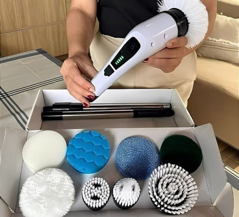 🧹 Escova de limpeza elétrica 9 em 1