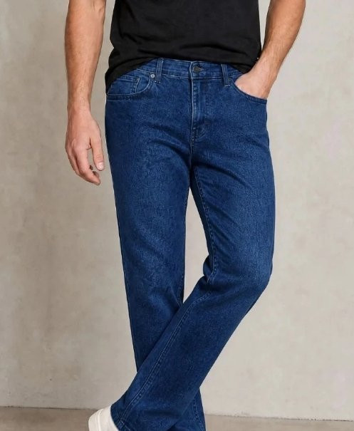 Calça Jeans Regular Clássica Polo Wear Médio