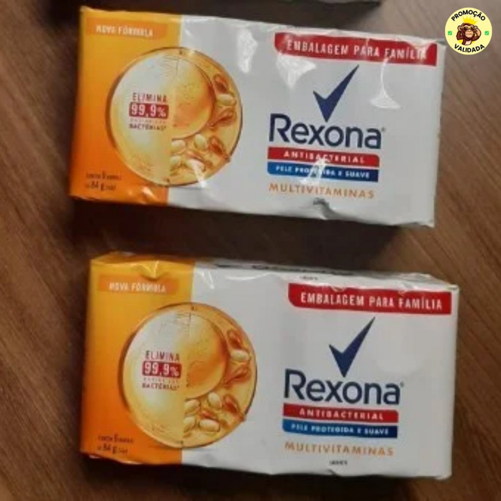 🧼 Rexona Sabonete Em Barra Multivitaminas 84G