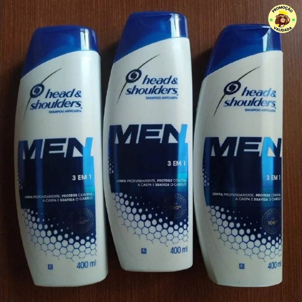Head & Shoulders Shampoo Anticaspa Men 3 em 1