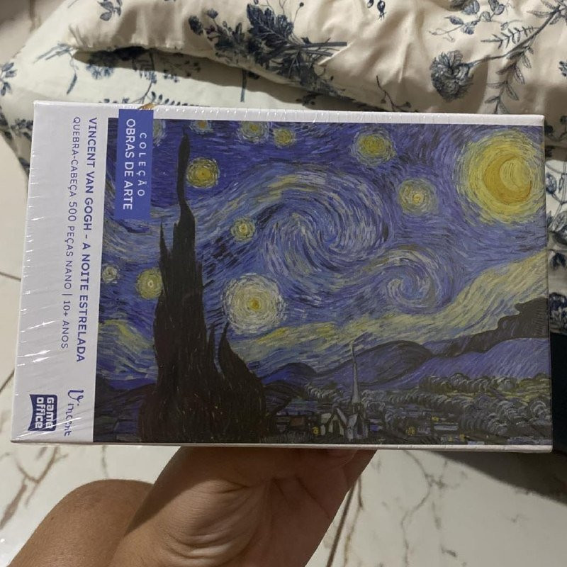 Quebra-cabeça: Vincent Van Gogh: A Noite Estrelada - 500 peças nano