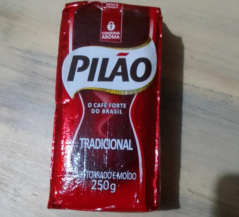 Café Pilão Torrado e Moído Tradicional 250g