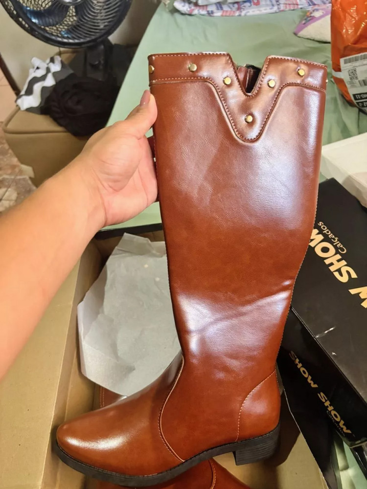 Bota Feminina Lumiss Montaria Cano Alto