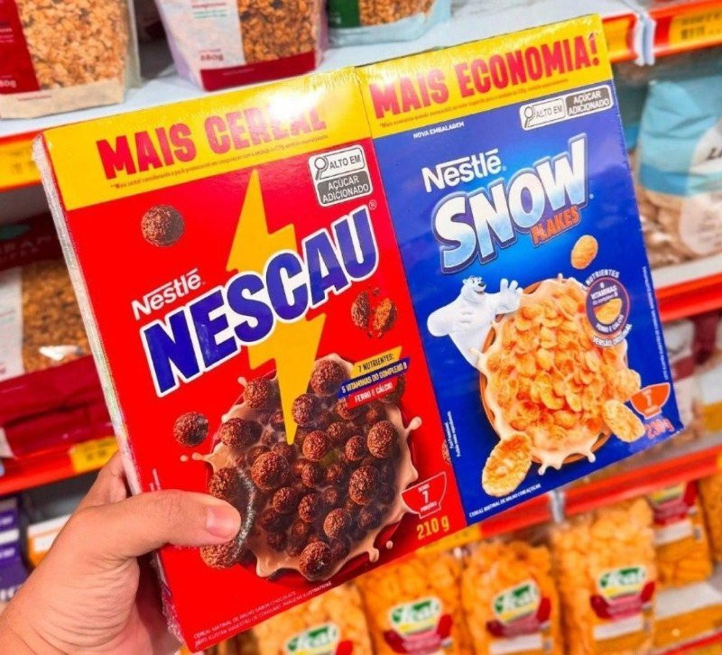 🥣 Kit Cereal Matinal Chocolate Nescau 210g + Snow Flakes 230g