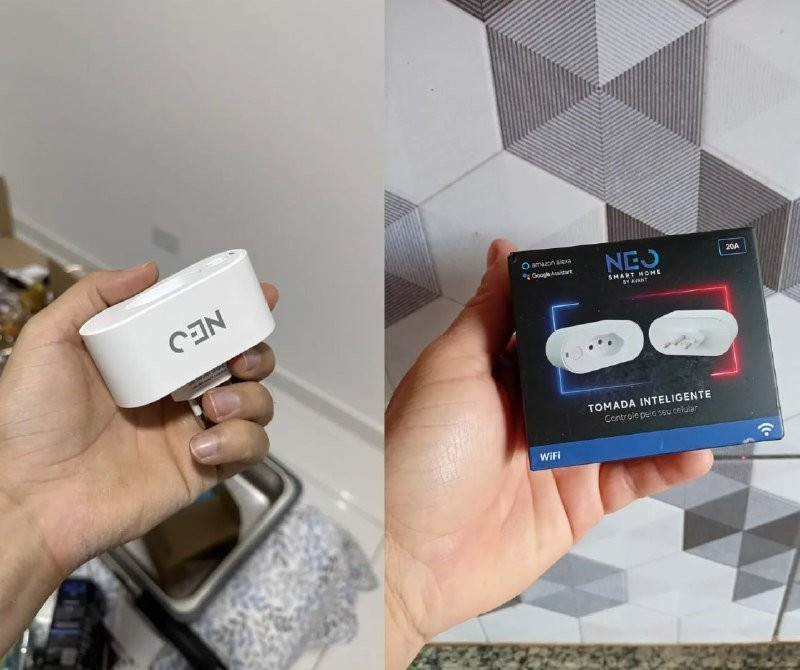 Tomada Inteligente Wi-fi 2.4 GHz 20A Bivolt Neo Avant