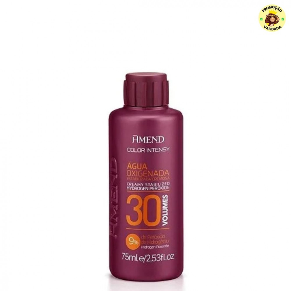 Água Oxigenada 30 Volumes Cremosa 75ml | Amend Color Intensy