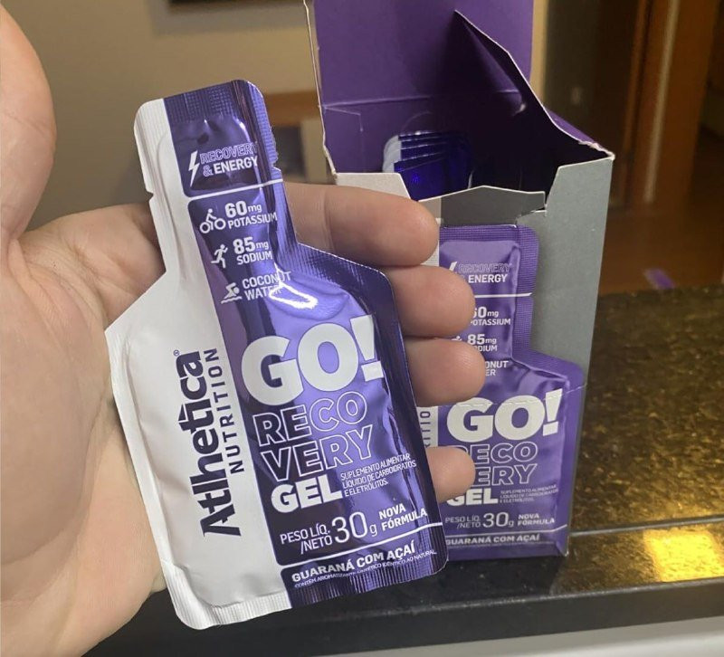 Atlhetica Nutrition Go Energy Gel (10 Sachês) - Guaraná e Açai