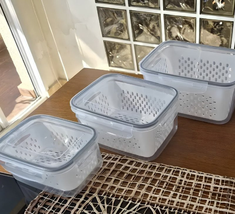 Kit 6 Organizadores Geladeira com Tampas