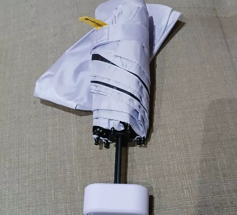 🌂 Mini Guarda-Chuva Cápsula Dobrável FPS 50+