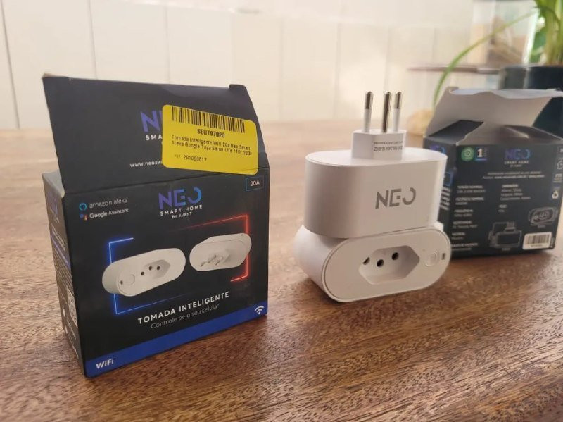 Tomada Inteligente Smart Wi-fi 2.4 Ghz 20a 110v/220v