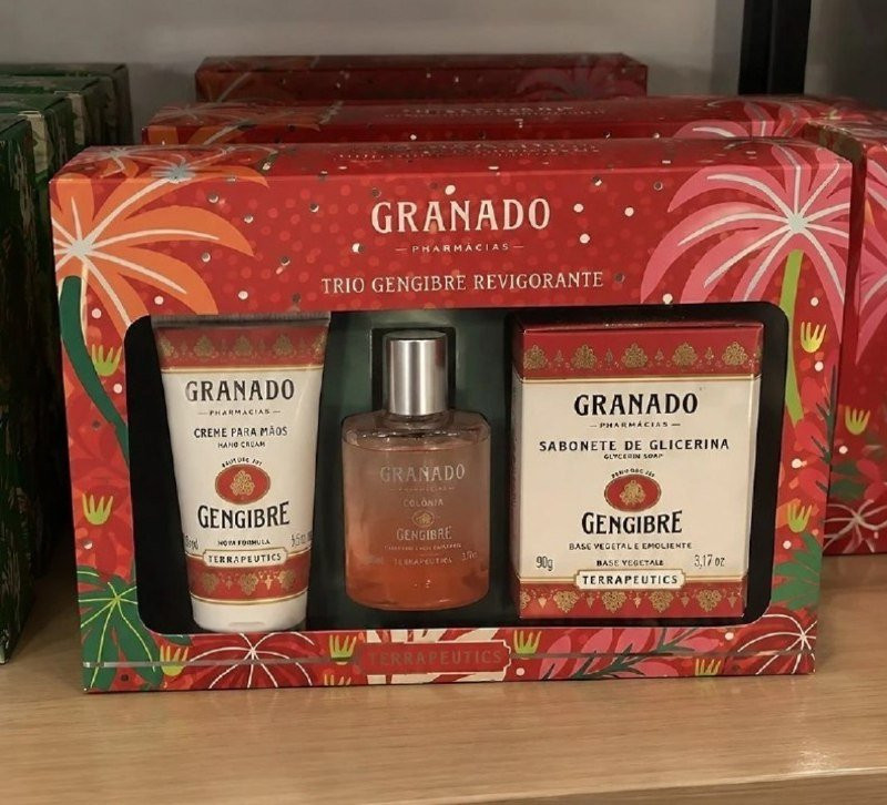 Kit Terrapeutics Trio Gengibre Revigorante Granado
