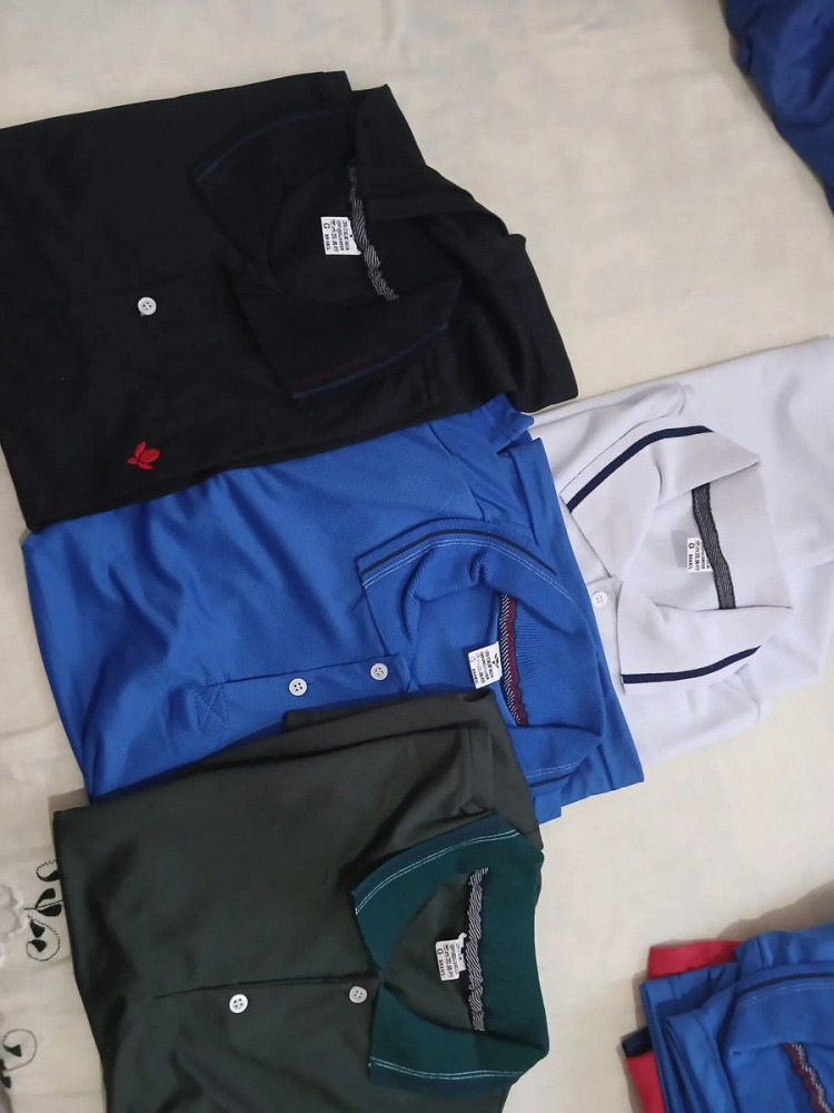 Kit 4 Camisas Polo Masculinas Slim Algodão