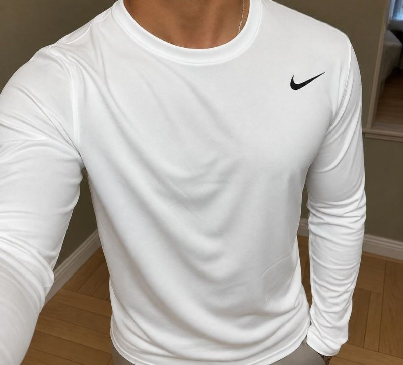 Camiseta Dri-FIT Nike Manga Longa Flex