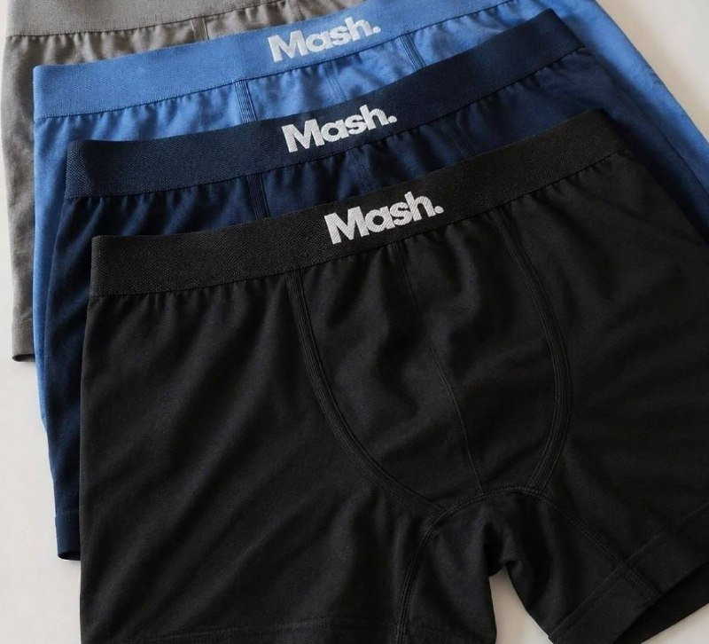 Kit Com 4 Cuecas Boxer Microfibra Mash Sem Costura