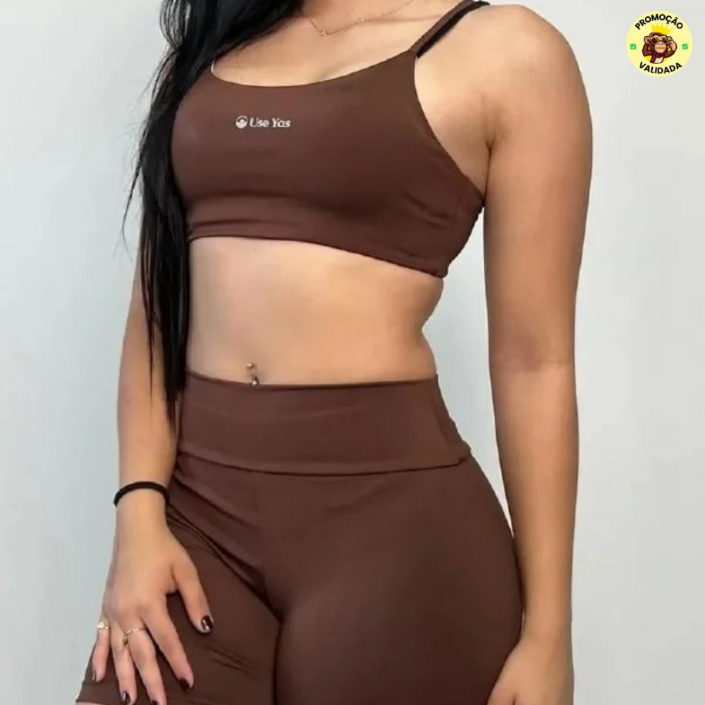 Conjunto Fitness Virginia Top Shorts