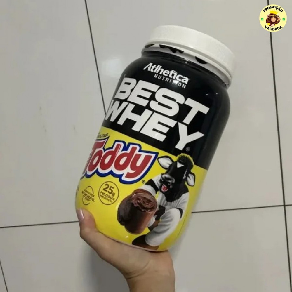 Proteína Atlhetica Nutrition Best Whey em pó sabor Toddy
