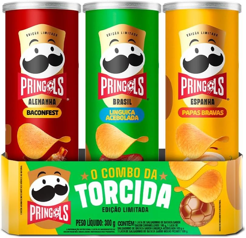 Salgadinho Pringles Tripack Festa do Futebol