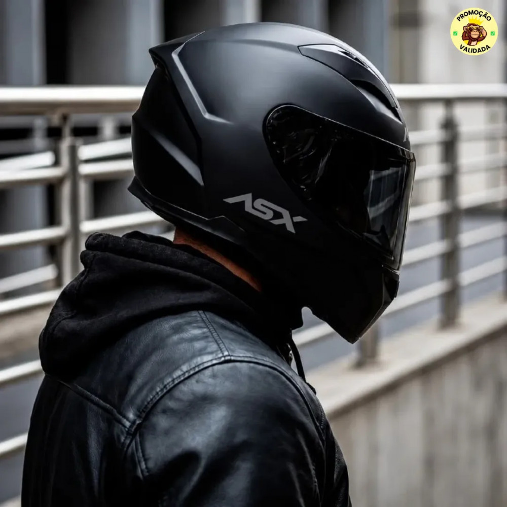 Capacete Asx City Solid