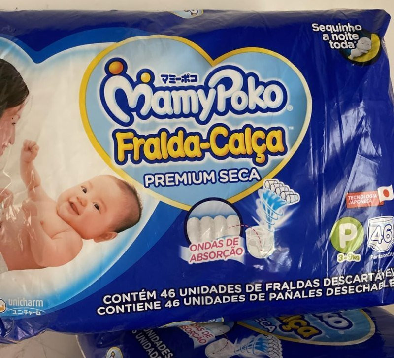 👶 MamyPoko Fralda-Calça Premium Seca P-46 Uni