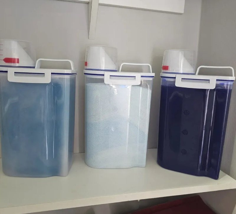 Kit 3 Potes Dispenser Hermético 2L Multiuso