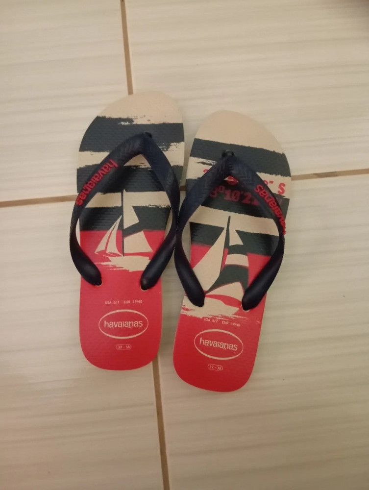 Chinelo Havaianas Top Nautical Unissex Branco 35-36
