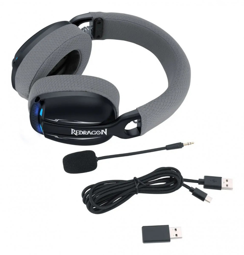 Headset Gamer Redragon Skuld Pro Preto H878bg
