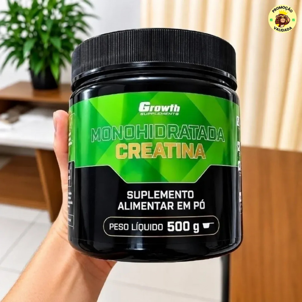 Creatina 100 Pura Growth 500g
