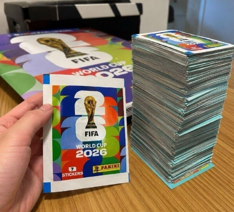 ⚽️ Kit com 50 Envelopes (350 Figurinhas) Copa do Mundo 2026 Panini