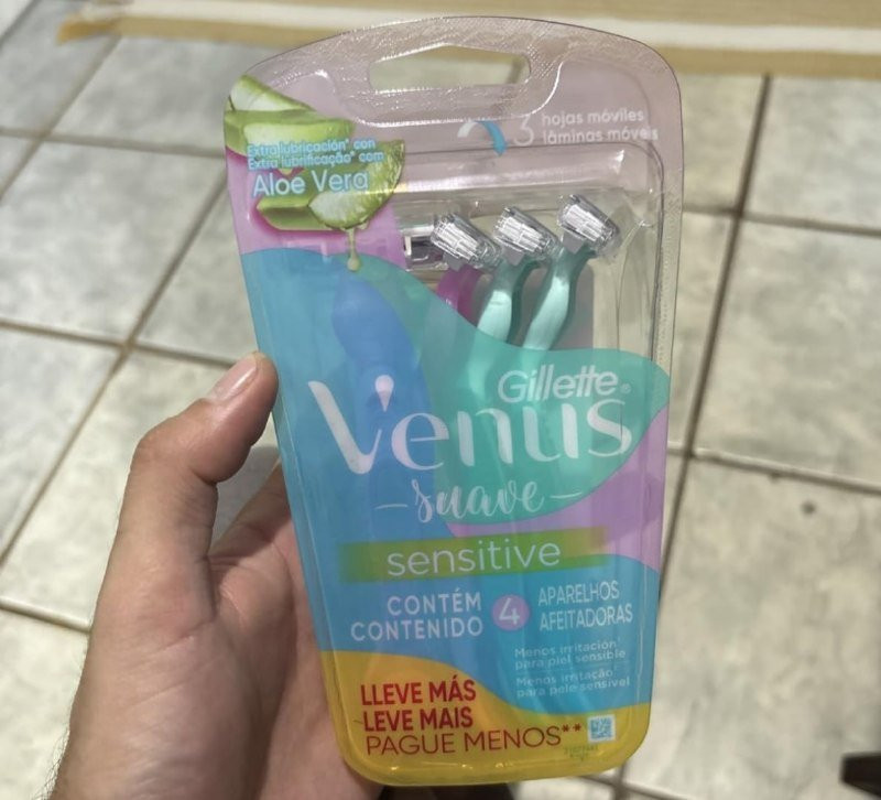 Gillette Venus Suave Sensitive, 4 Un