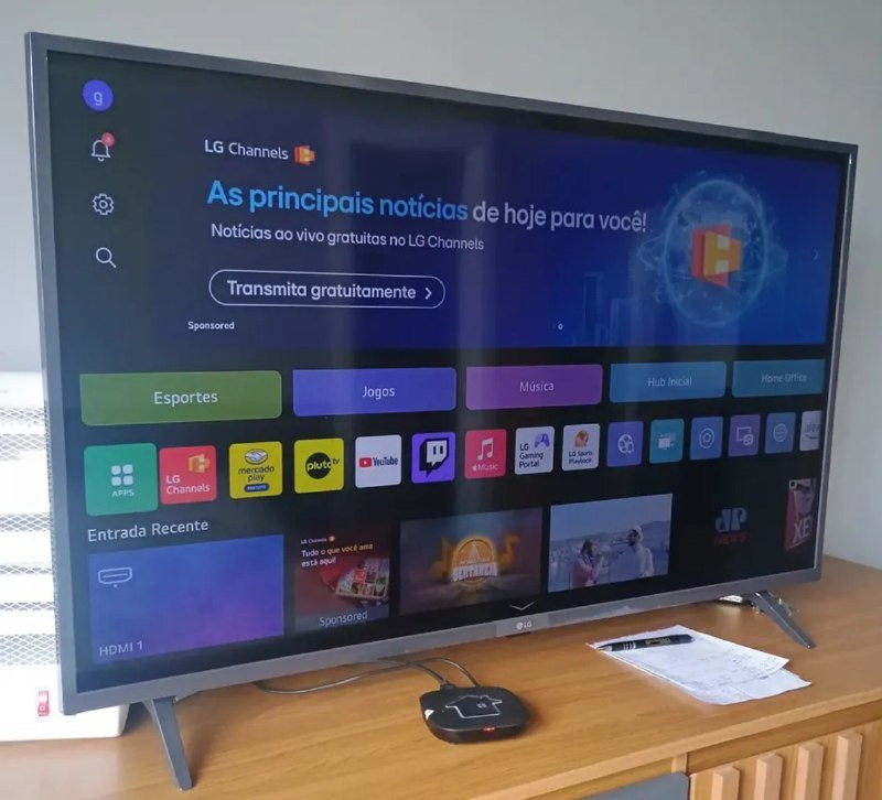 Smart TV LG 43 polegadas Full HD, Processador A5 Gen6, AI, Alexa e webOS 23