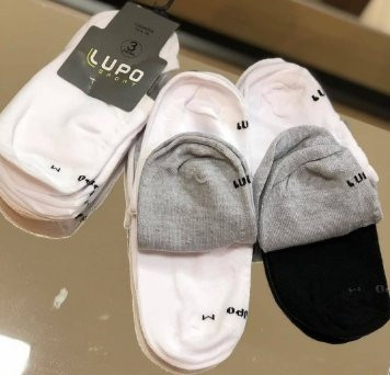 Kit 10 Pares Meias Lupo Soquete Invisível Sport