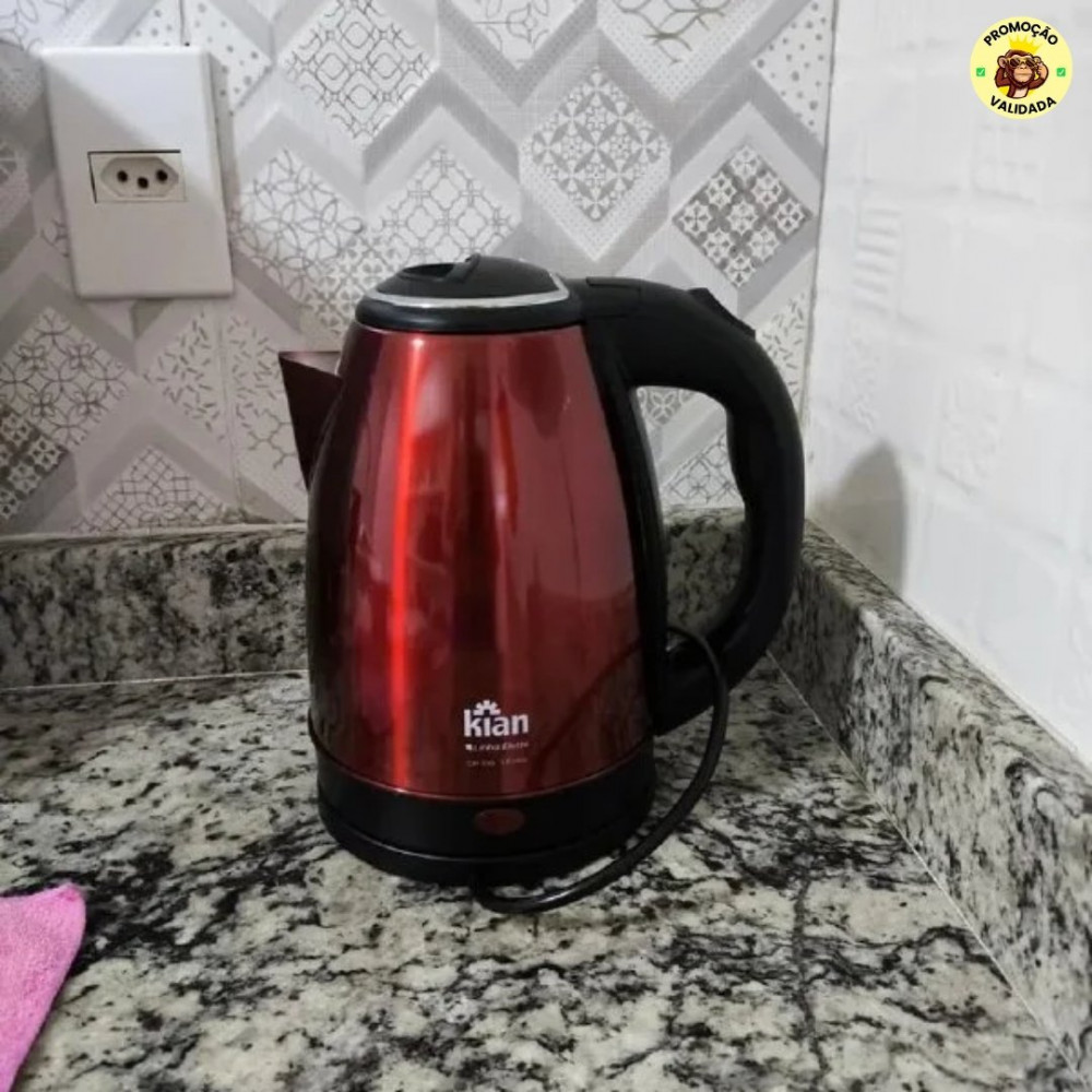 Chaleira Elétrica Kian 1,8l Inox