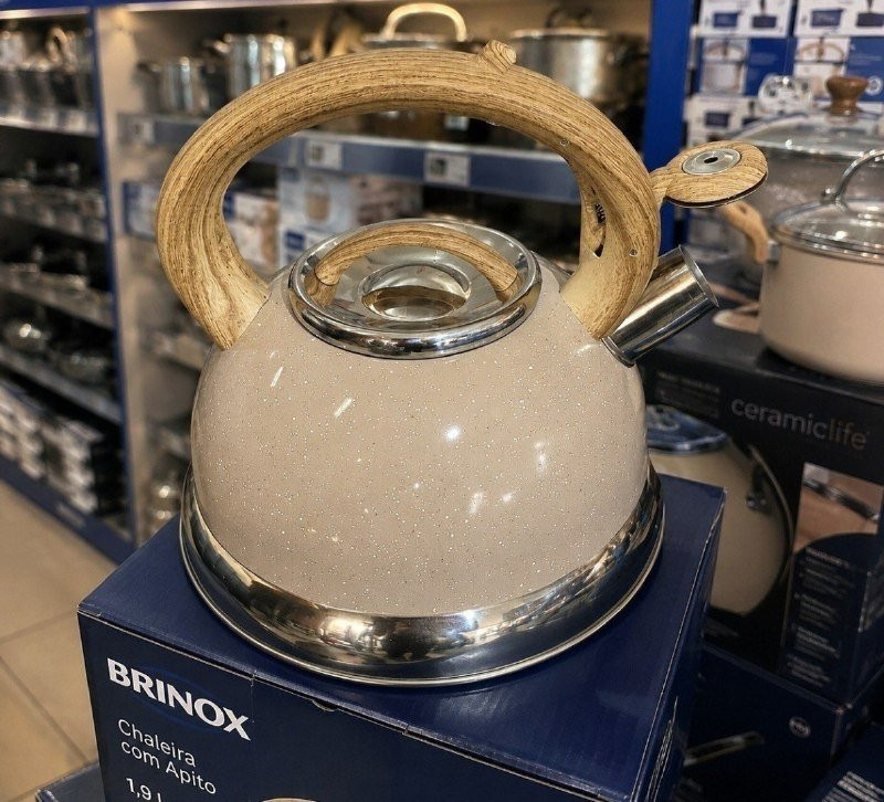 Chaleira Com Apito Brinox 2,7L