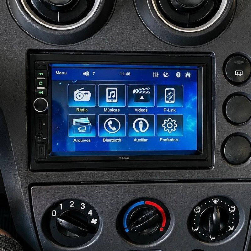 Multimidia 7 Polegadas Mp5 Espelhamento Bluetooth Usb SD